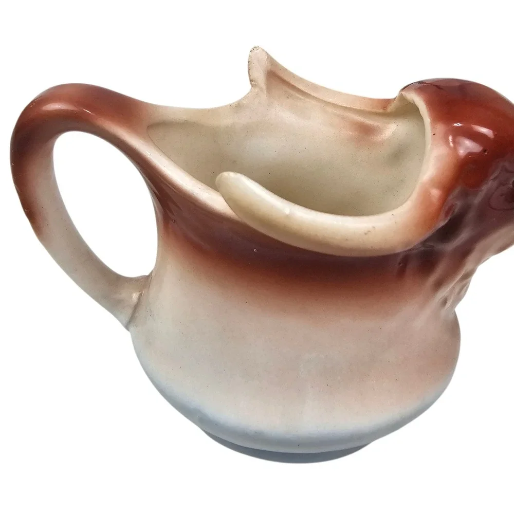 Vintage Oxen‎ Ceramic Creamer Makers Mark Originating from Czechoslovakia